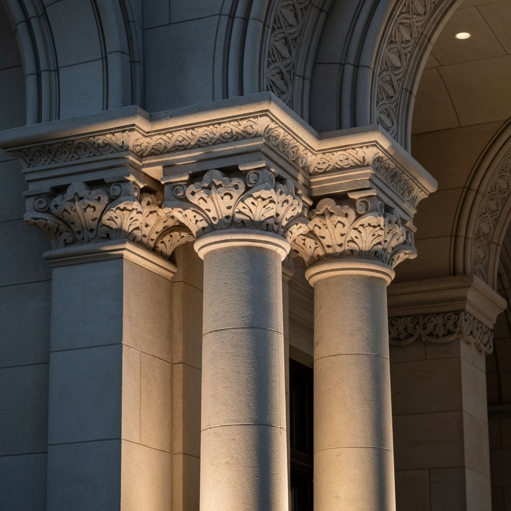 Custom architectural stonework