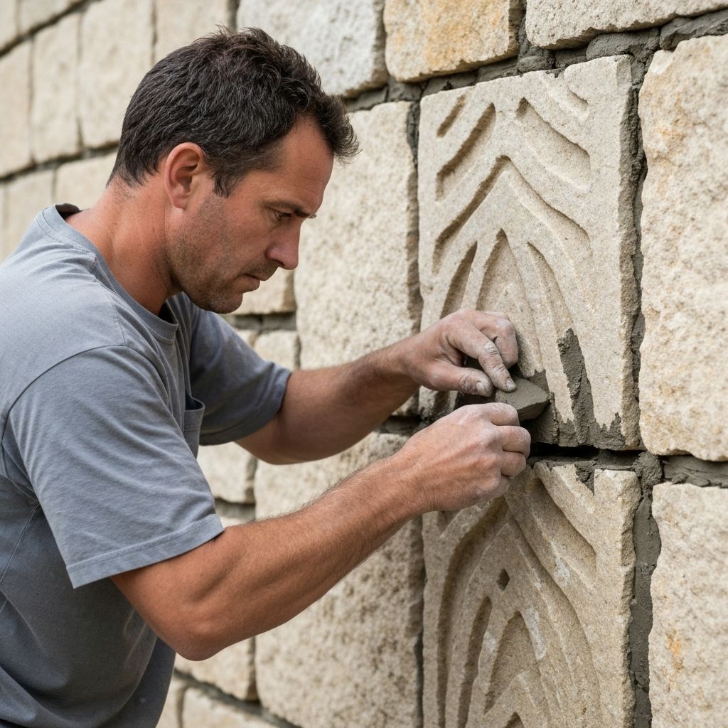 Professional masonry stonework