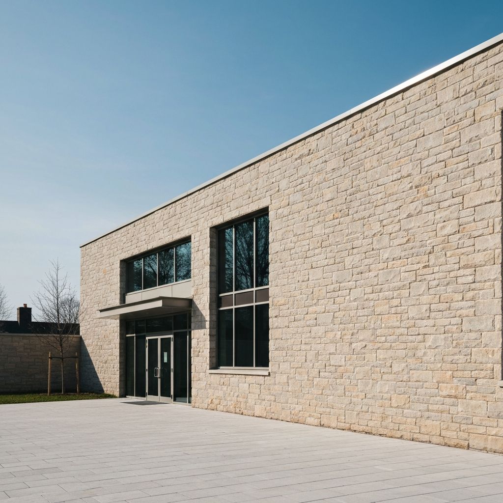 Stone wall construction